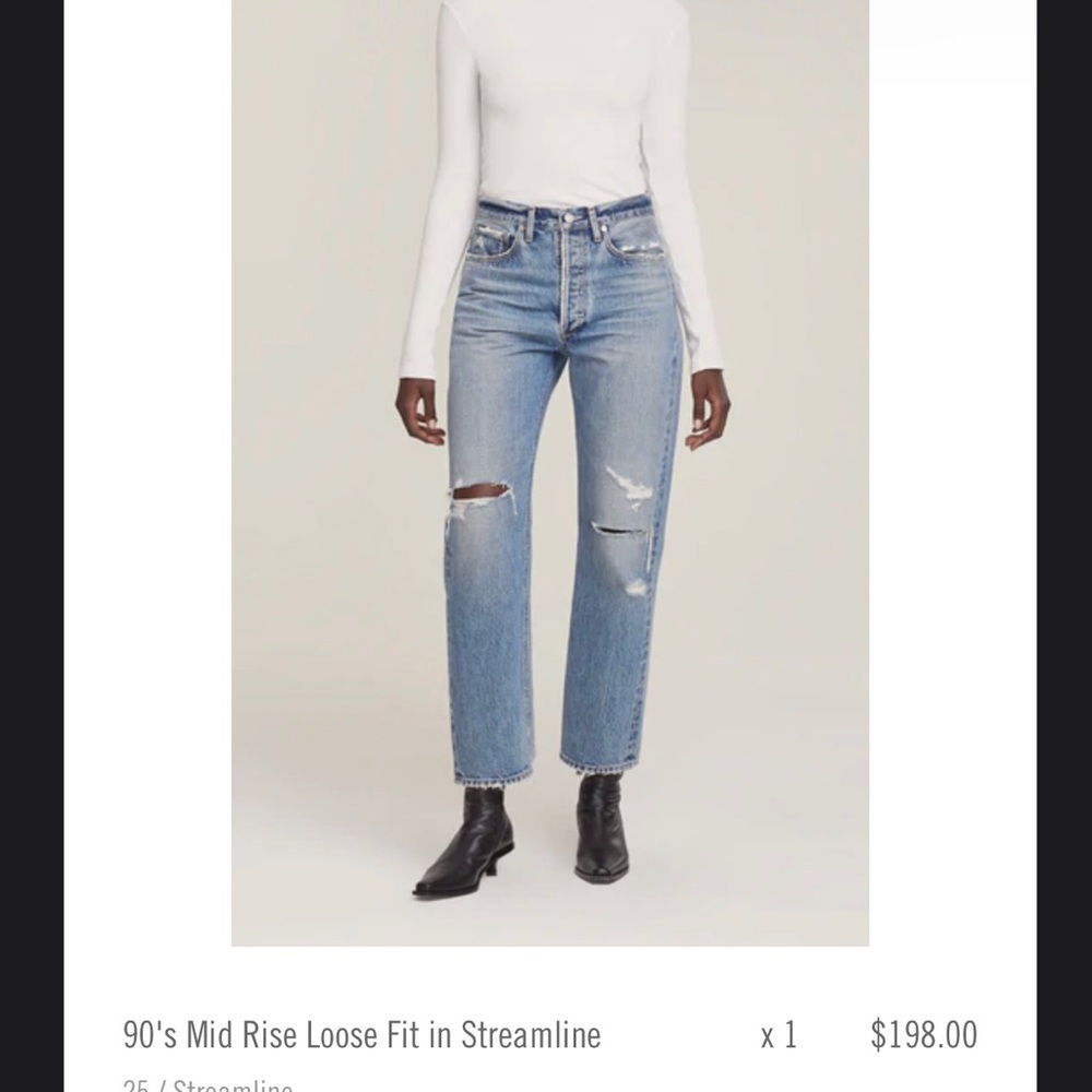 Agolde 90’s Mid Rise Loose fit jeans
